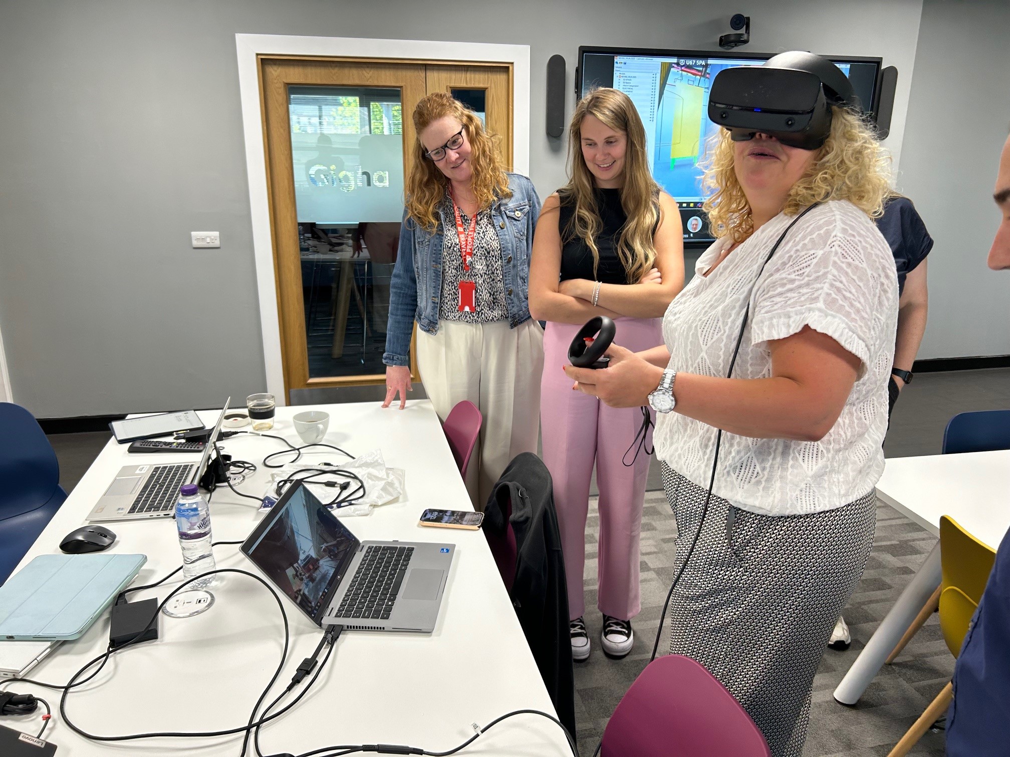 VR demo at CalMac